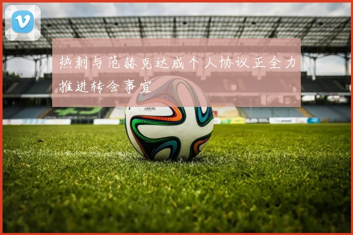 热刺与范赫克达成个人协议正全力推进转会事宜